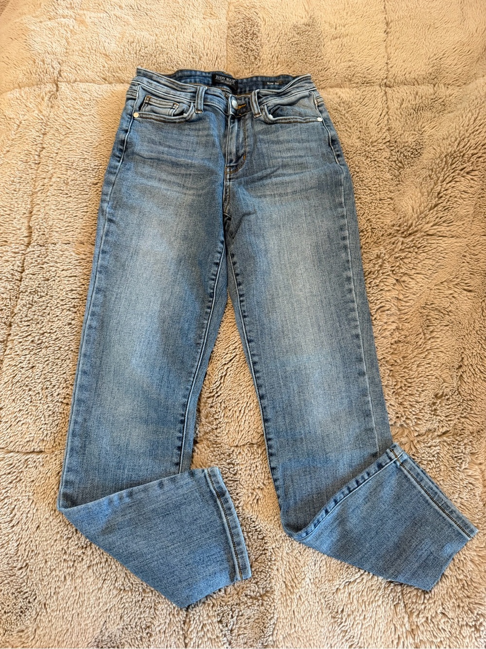 Judy Blue Women's Straight Leg Jeans - Medium Blue Wash